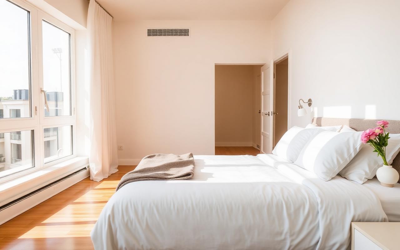 Immaculately presented Airbnb bedroom